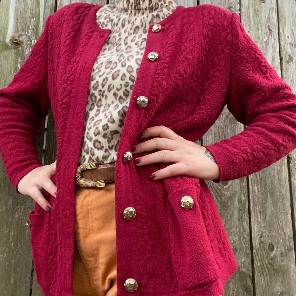 • v i n t a g e • mita knit cardigan